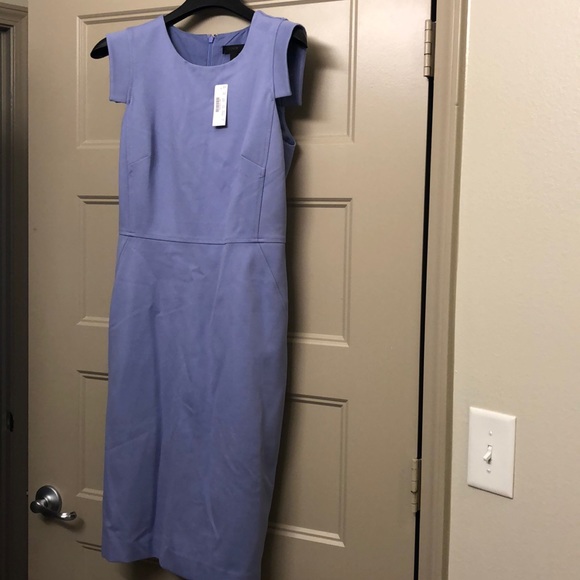 NWT J Crew Résumé Dress, Fresh Orchid Purple Sz 6 - Picture 2 of 3